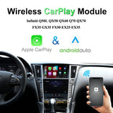 For Infiniti Q50 QX50 QX60 Q70 QX70 FX35 GX35 FX50 EX25 EX35 Nissan Patrol Apple Carplay & Android Auto Module 2010-2020 Carputech