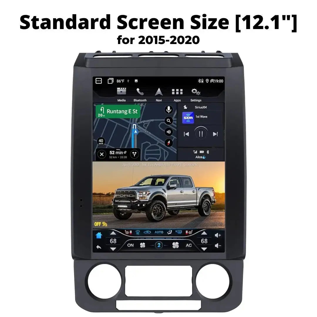 Ford F250 2009-2022 | Tesla-style Apple Carplay Screen | Car Radio SAT NAV  Android Auto Carputech