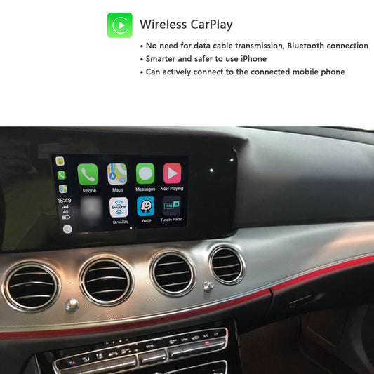 Wireless CarPlay AndroidAuto Smart Module for Mercedes-Benz W213 7 8 inch 12.3 inch screen 5G NTG 5.5 Mirroring