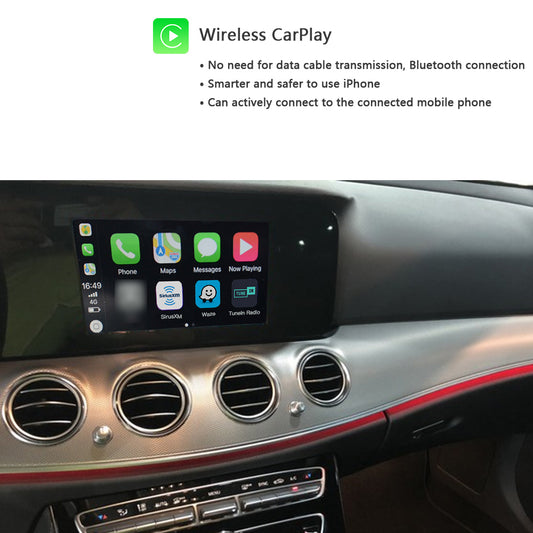 Module intelligent sans fil CarPlay AndroidAuto pour Mercedes-Benz W213 7 8 pouces écran 12,3 pouces 5G NTG 5.5 Mirroring