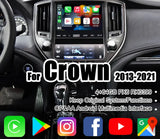 Carputech Wireless Apple Carplay / Android Video interface Module for Toyota Crown 2013-2021 AWS210 215 204 with YT, NF,Google play LX570 GX460 Carputech