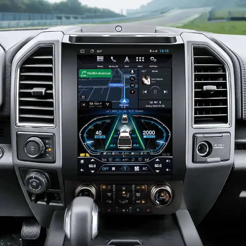 Ford F250 2009-2022 | Tesla-style Apple Carplay Screen | Car Radio SAT NAV  Android Auto Carputech