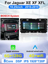 Dual System Android Car Radio Multimedia Player For Jaguar XE, XF, XFL Stereo 2016-2019 GPS Navigation, Carplay, WIFI, Main Unit Carputech