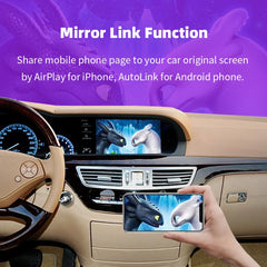 Carputech Wireless CarPlay Android Auto For Mercedes Benz NTG 3.0/3.5 System S Class W221 CL Class W216 2006-2012 With Mirror Link AirPlay Function