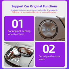 Carputech Wireless CarPlay Android Auto For Mercedes Benz NTG 3.0/3.5 System S Class W221 CL Class W216 2006-2012 With Mirror Link AirPlay Function