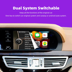 Carputech Wireless CarPlay Android Auto For Mercedes Benz NTG 3.0/3.5 System S Class W221 CL Class W216 2006-2012 With Mirror Link AirPlay Function