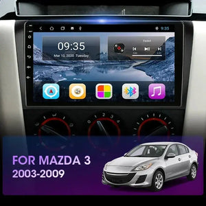 Carputech Mazda 3 Android 12 Wireless Apple CarPlay & Android Auto Car Radio with 4GB RAM 64GB ROM & 9 Inch QLED Touch Screen Carputech