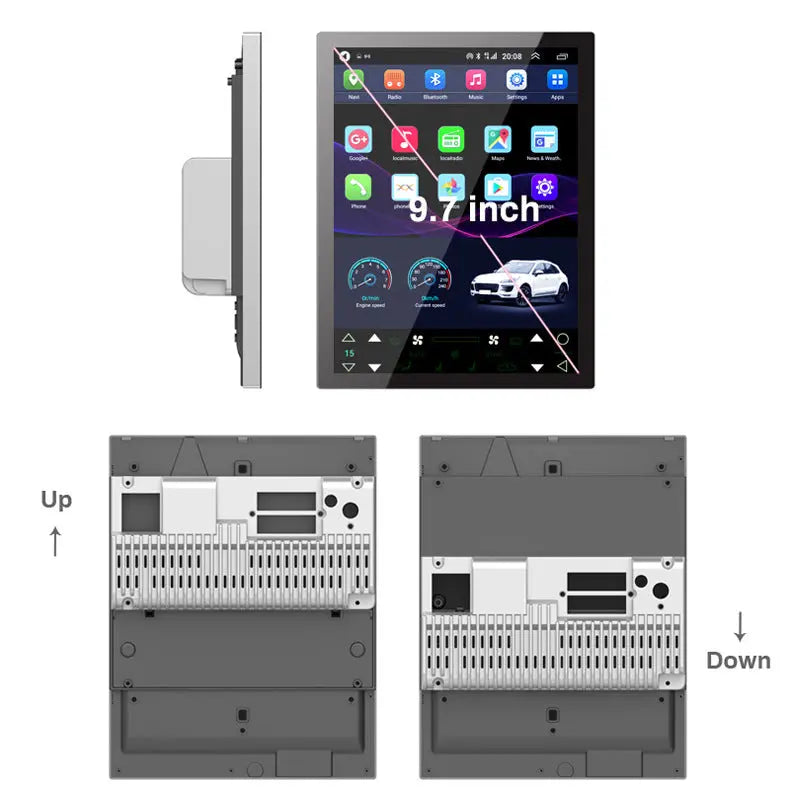 9.7inch Car Radio For Ford fiesta 2009-2017 GPS Navigation Carplay Android Auto Carplay Multimedia DSP Player 2 Din 4G WIFI Android 12 Carputech