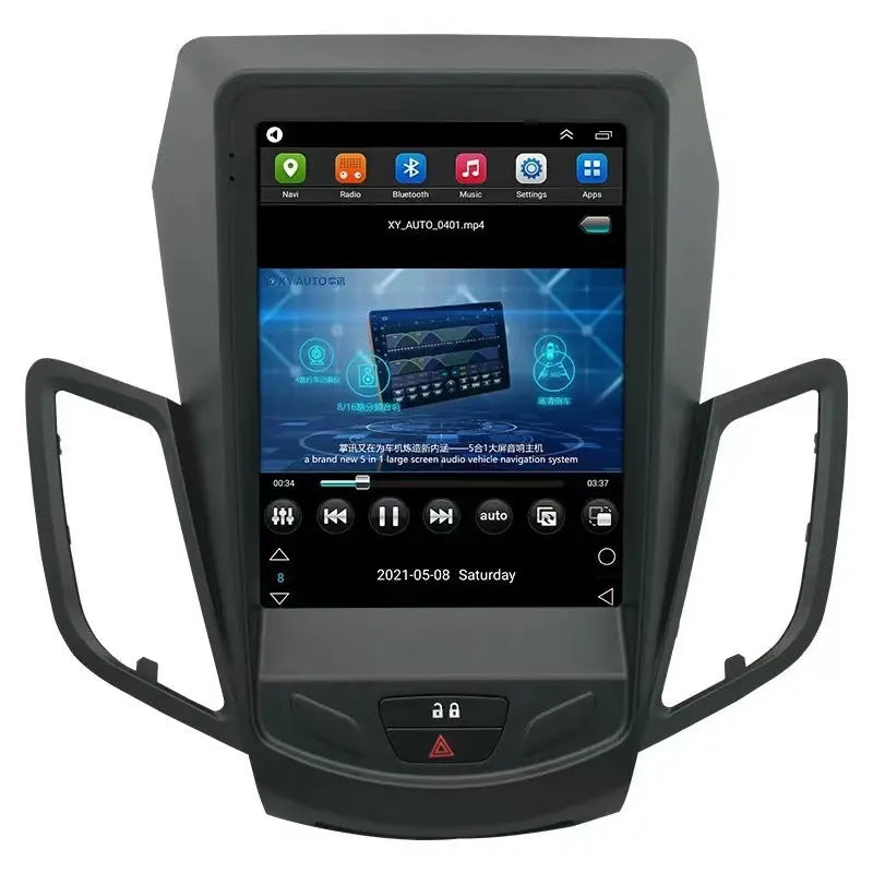 9.7inch Car Radio For Ford fiesta 2009-2017 GPS Navigation Carplay Android Auto Carplay Multimedia DSP Player 2 Din 4G WIFI Android 12 Carputech