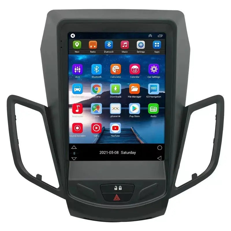 9.7inch Car Radio For Ford fiesta 2009-2017 GPS Navigation Carplay Android Auto Carplay Multimedia DSP Player 2 Din 4G WIFI Android 12 Carputech