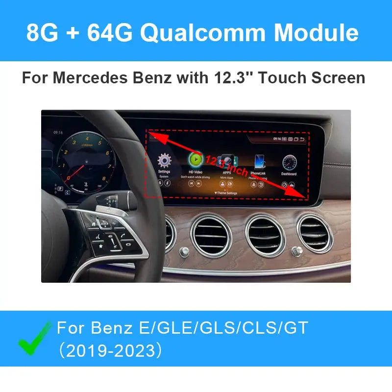 Wireless CarPlay For Mercedes Benz NTG6.0 Android Auto W118 A180 A200 A45 A63 GLA CLA W176 B200 B180 W117 W213 W206 W222 MBUX Carputech
