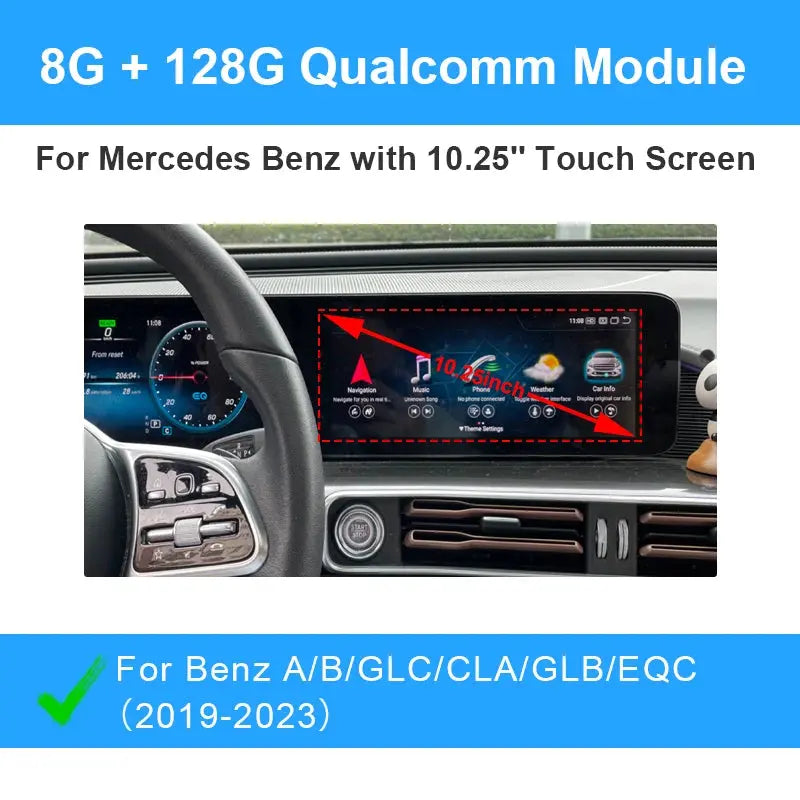 Wireless CarPlay For Mercedes Benz NTG6.0 Android Auto W118 A180 A200 A45 A63 GLA CLA W176 B200 B180 W117 W213 W206 W222 MBUX Carputech