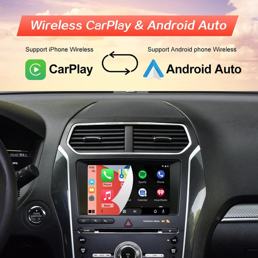 Wireless Carplay Module For Ford Sync 2 System 8 inch LCD Screen