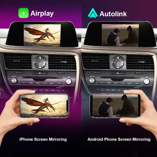 Wireless CarPlay for Lexus RX 2012-2022, with Android Auto Mirror Link AirPlay Car Play Navigation Functions