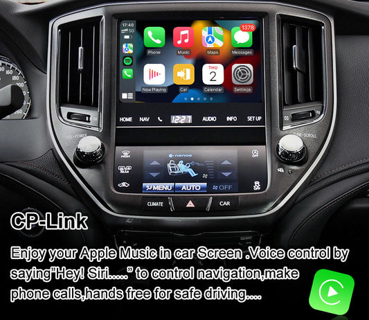 Carputech Wireless Apple Carplay / Android Video interface Module for Toyota Crown 2013-2021 AWS210 215 204 with YT, NF,Google play LX570 GX460